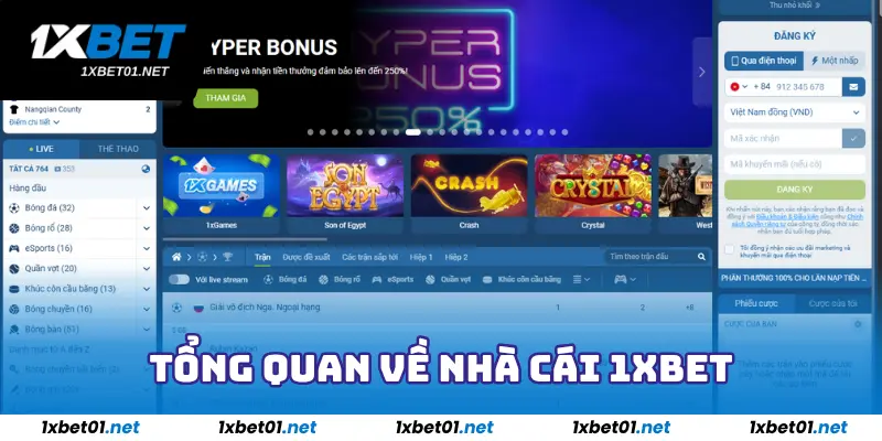 Tổng quan về nhà cái 1xBet